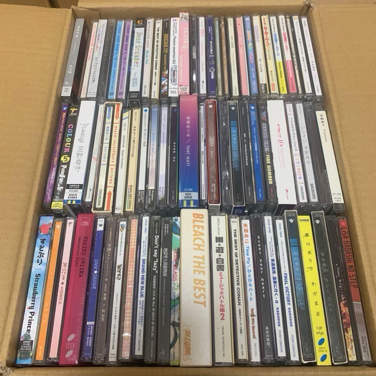 1円スタート】【未検品】アニメCD まとめ売り 約800枚 100サイズ 5箱