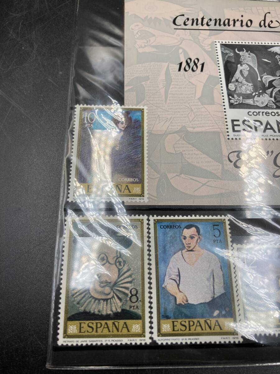 ピカソ切手 未使用 未開封 ゲルニカ No.102 1973‐1881年 ESPANA 切手