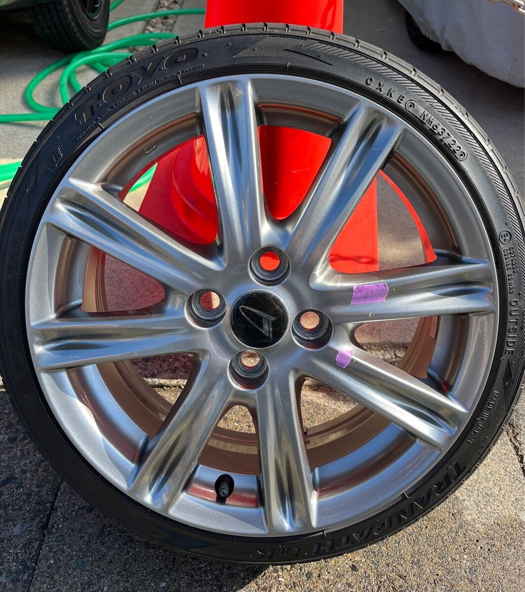 埼玉発 トヨタ ヴィッツRS 純正アルミホイール 16インチ 6J タイヤ 