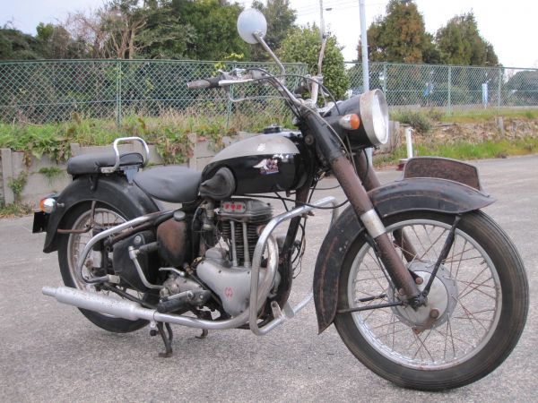 希少車 メグロ ジュニア号 S3型 書付レストアベース(126cc-250cc 