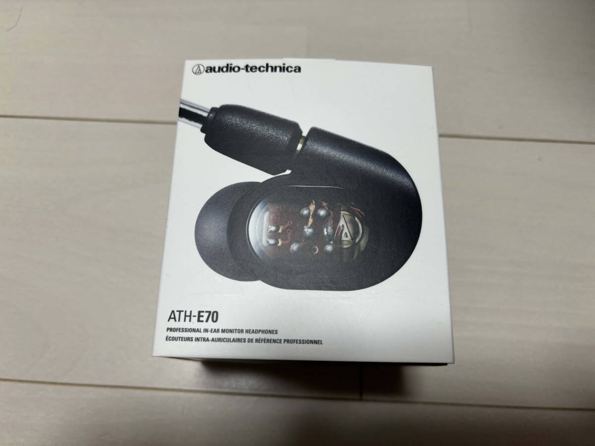 新品未開封　audio−technica ATH-E70_1
