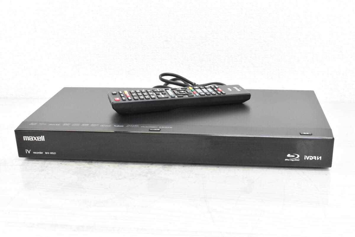 (^^♪　maxell　ブルーレイレコーダー BIV-R521　13年製 Maxell マクセル BIV-R521 ブルーレイディスクレコーダー 2013年製