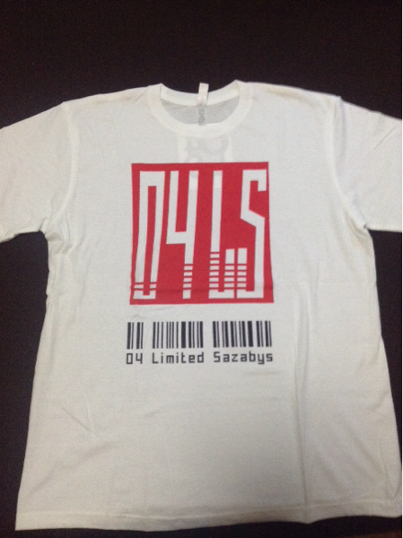 04 limited sazabys フォーリミ バーコードTシャツ L 中古 未使(T