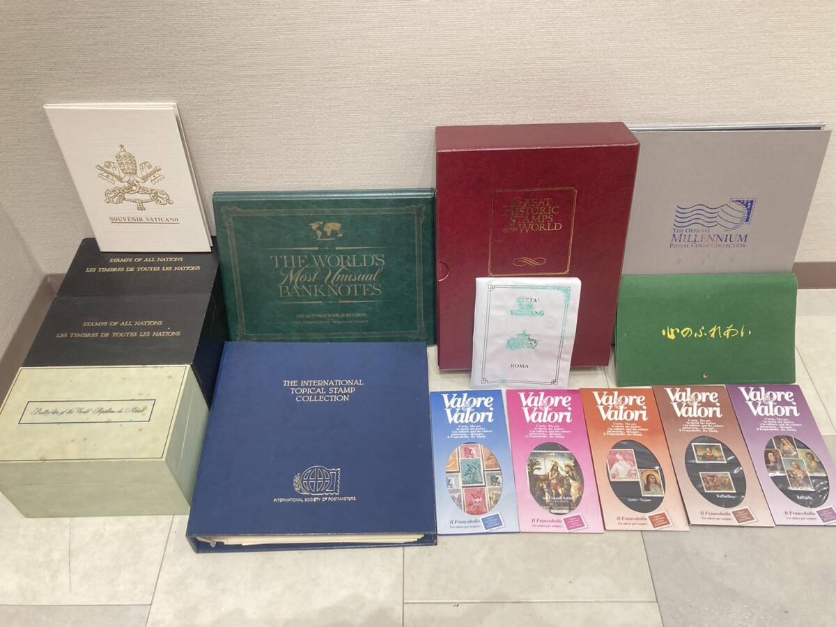 MQ4【綺麗品】外国紙幣 切手 大量 おまとめ THE WORLDS BANK NOTES