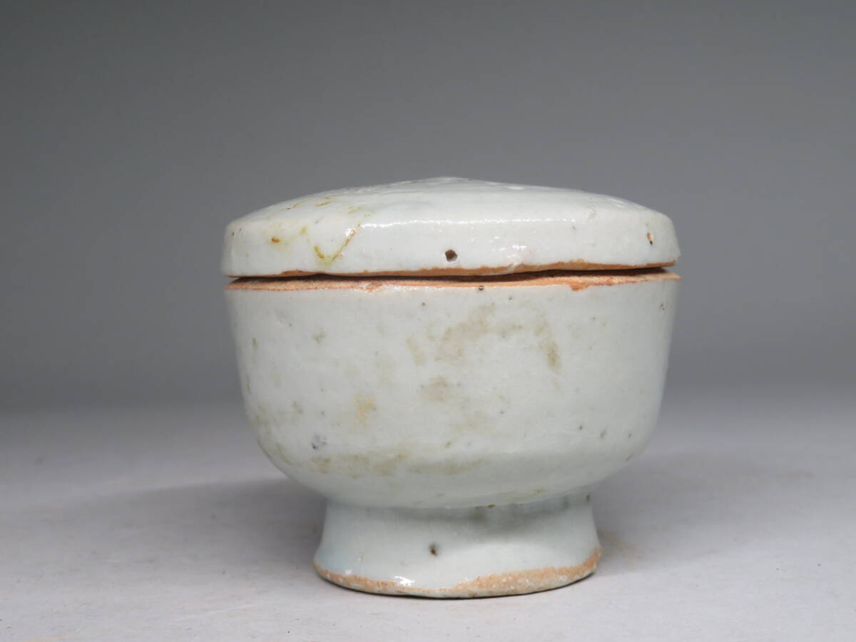 李朝/高麗 特集出品】李朝白磁盒子 朝鮮古陶磁器/李朝時代 朝鮮美術lot