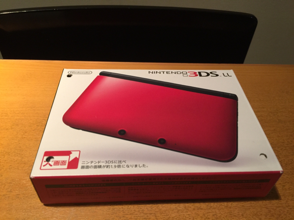 3DS LL本体☆レッドブラック☆新品未使用☆
