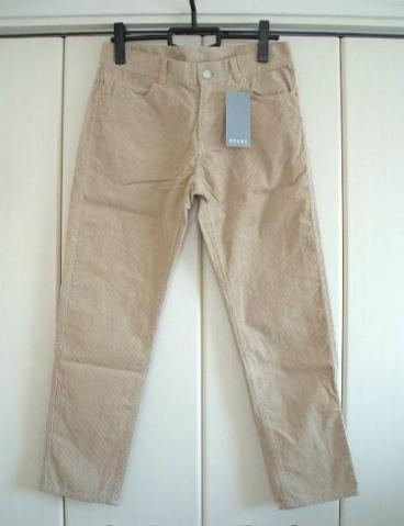 BEAMS BOY★コーデュロイ５ポケットパンツ１・ホワイト★新品