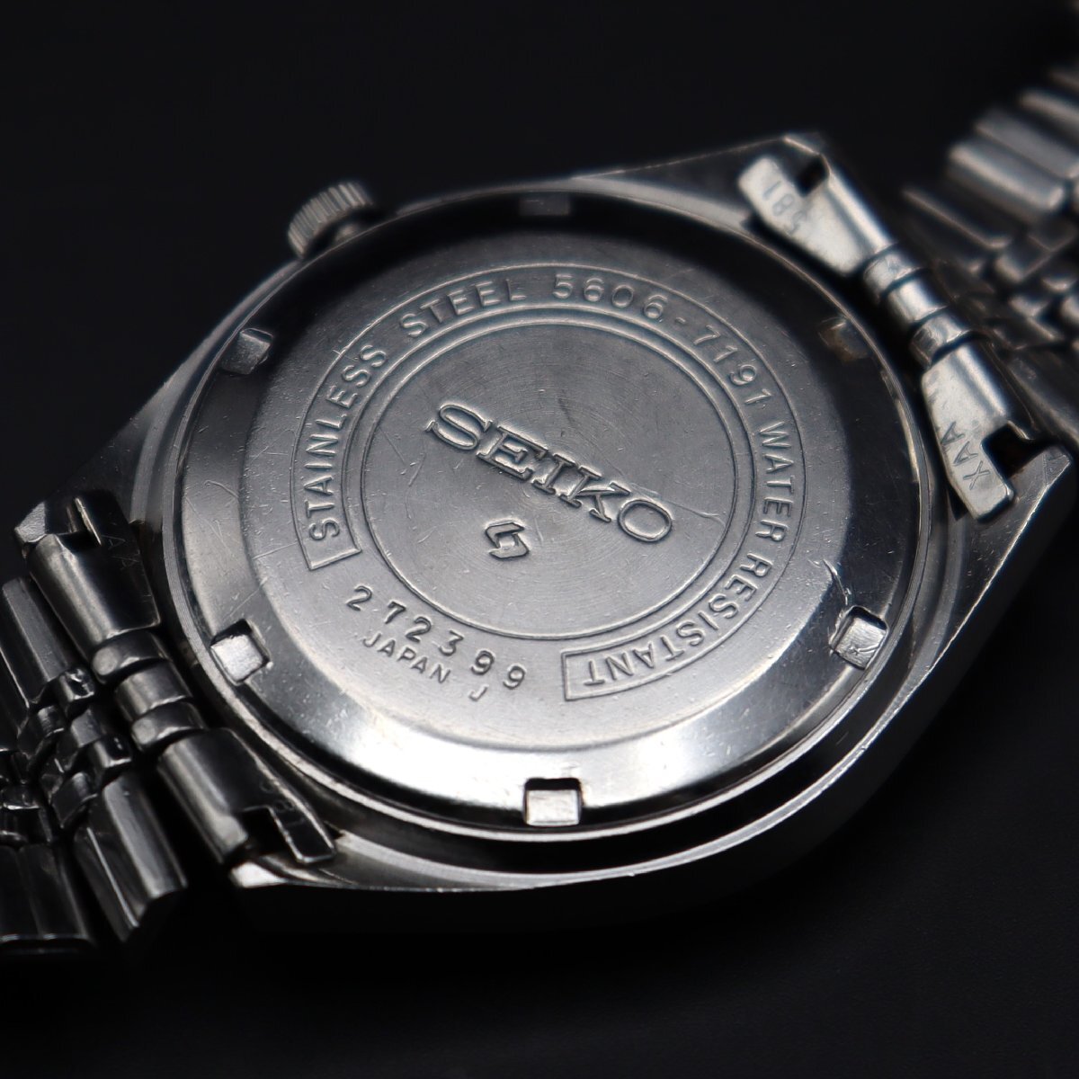 SEIKO LM セイコー ロードマチック 5606-7191 自動巻き 茶系文字盤 23
