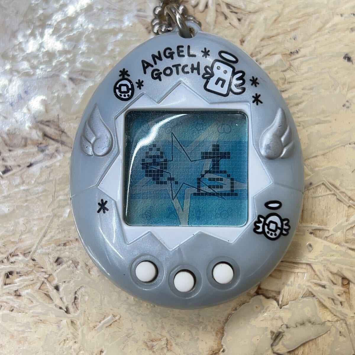動作品】てんしっちのたまごっち パールブルー BANDAI バンダイ 育成