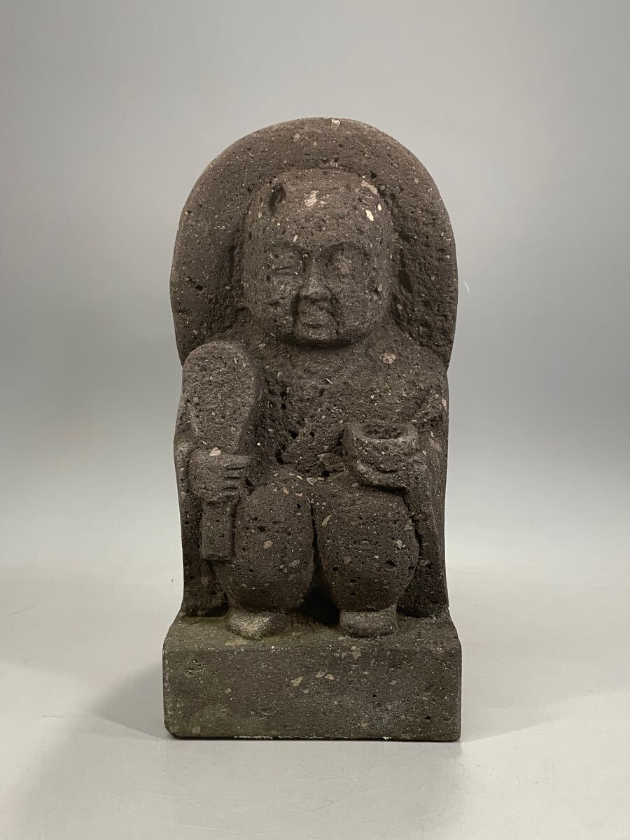 仏教美術 道祖神 地蔵菩薩 田の神 石仏 高さ34cm 仏像 時代物 石像 