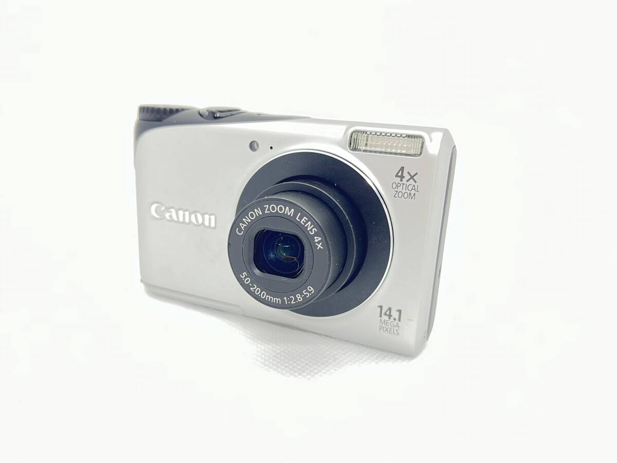 A2200 PowerShot Canon Camera Digital レッド with MP 14.1 4x 実用 