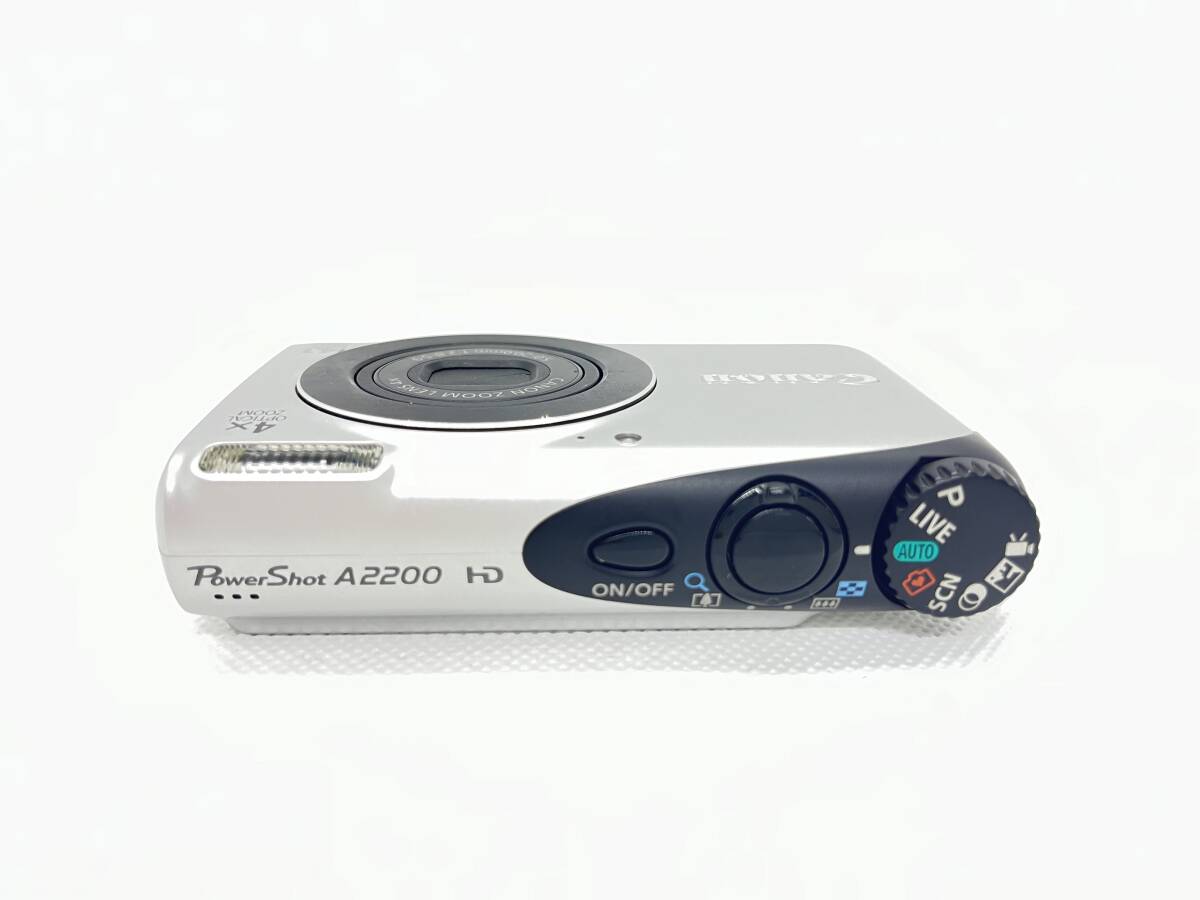 A2200 PowerShot Canon Camera Digital レッド with MP 14.1 4x 実用 