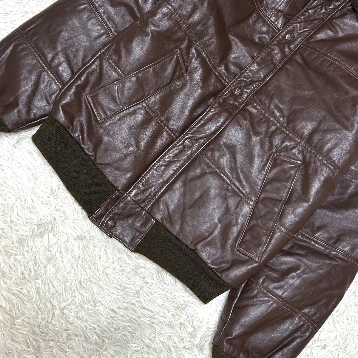 1円【極美品 定価10万相当】Schott ショット ダウンジャケット ボマー