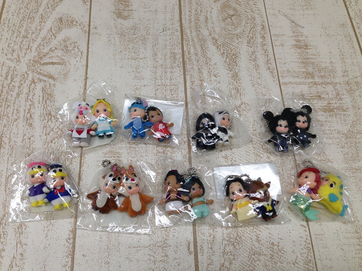 ◇ディズニー 《未開封品》キューピー マスコットフィギュア 9点