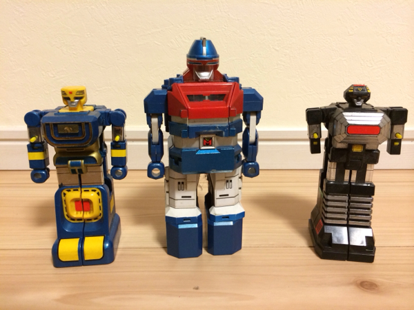 六神合体 ゴッドマーズ 超合金 ポピー 六体のうちの三体