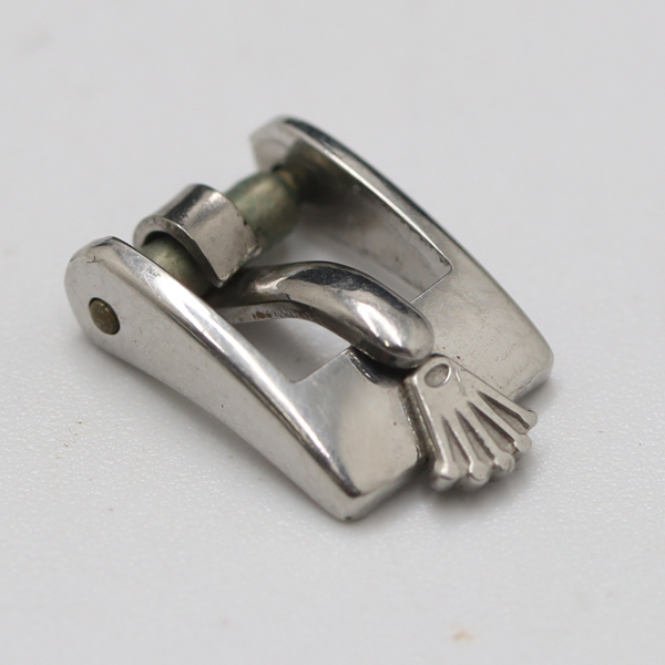 1円 良品 ロレックス 純正尾錠 バックル 6mm用 シルバーカラー