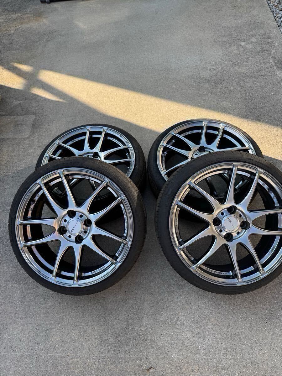 WORK EMOTION KIWAMI ワークエモーション　極　16インチ１６×６.５ｊ ＋４２ ＰＣＤ１００ ４穴　タイヤバリ溝_1