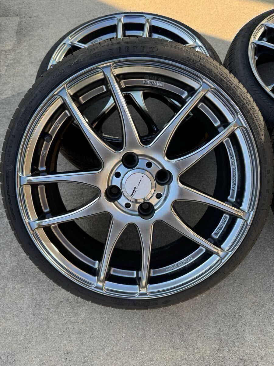 WORK EMOTION KIWAMI ワークエモーション　極　16インチ１６×６.５ｊ ＋４２ ＰＣＤ１００ ４穴　タイヤバリ溝_2