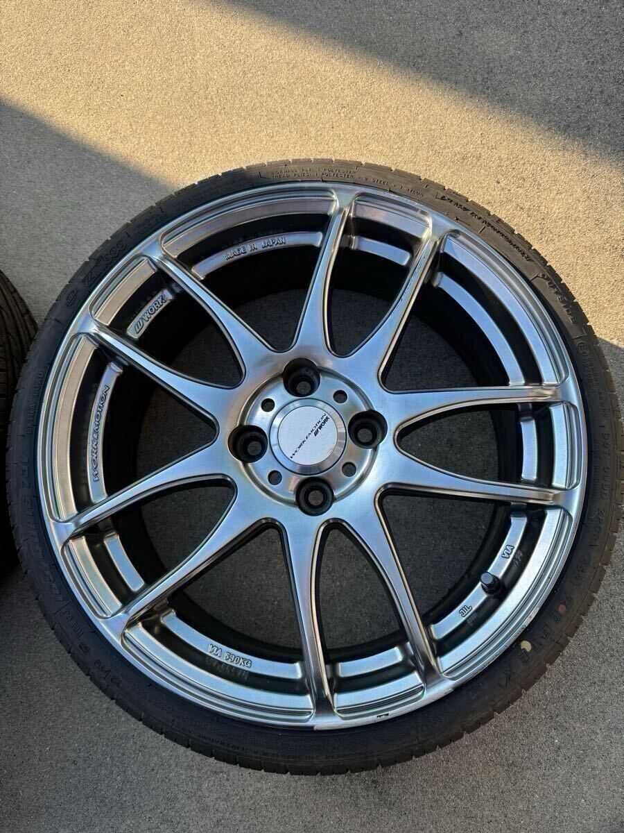 WORK EMOTION KIWAMI ワークエモーション　極　16インチ１６×６.５ｊ ＋４２ ＰＣＤ１００ ４穴　タイヤバリ溝_4