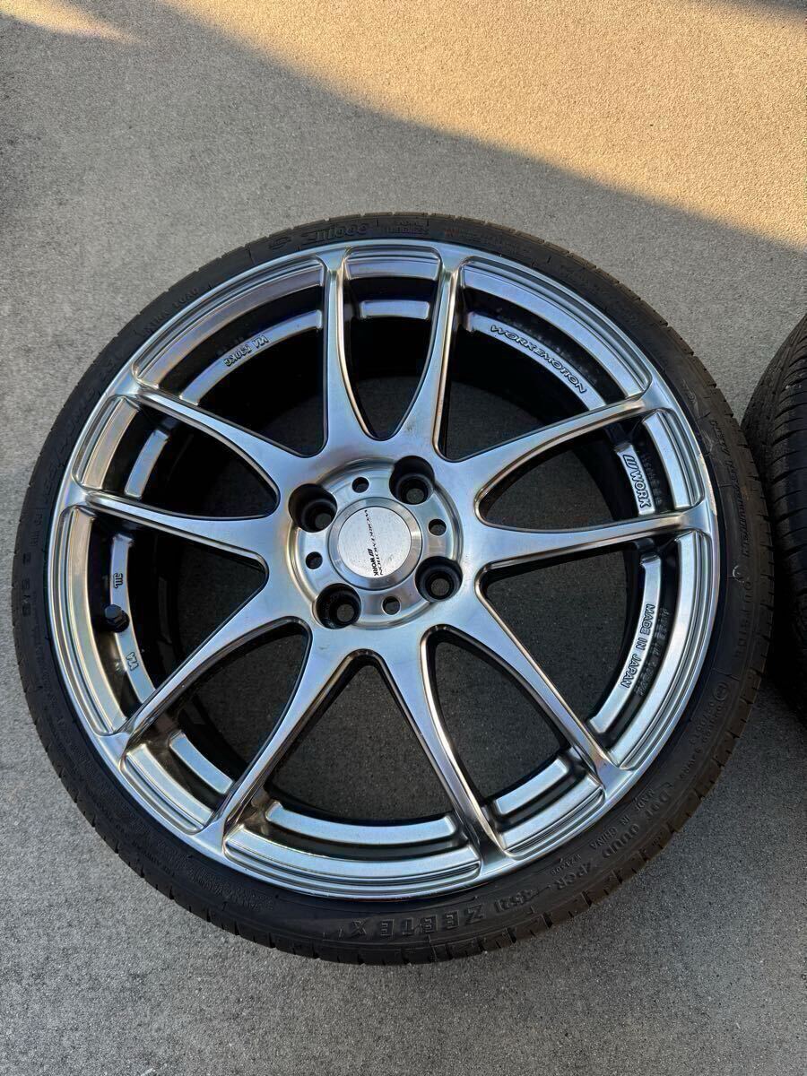 WORK EMOTION KIWAMI ワークエモーション　極　16インチ１６×６.５ｊ ＋４２ ＰＣＤ１００ ４穴　タイヤバリ溝_5