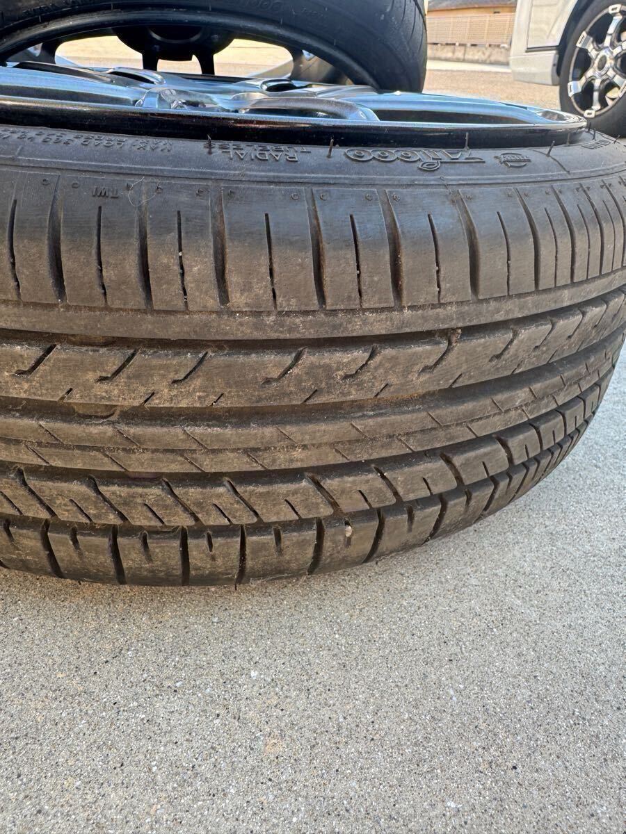 WORK EMOTION KIWAMI ワークエモーション　極　16インチ１６×６.５ｊ ＋４２ ＰＣＤ１００ ４穴　タイヤバリ溝_8