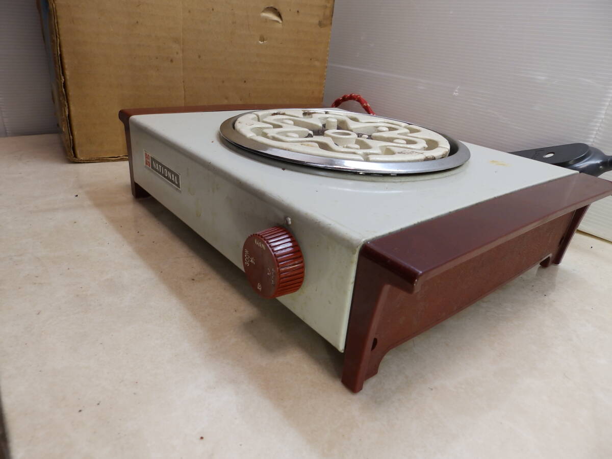 昭和レトロ National ナショナル 電熱器 電気コンロ NK-681 100V 300W