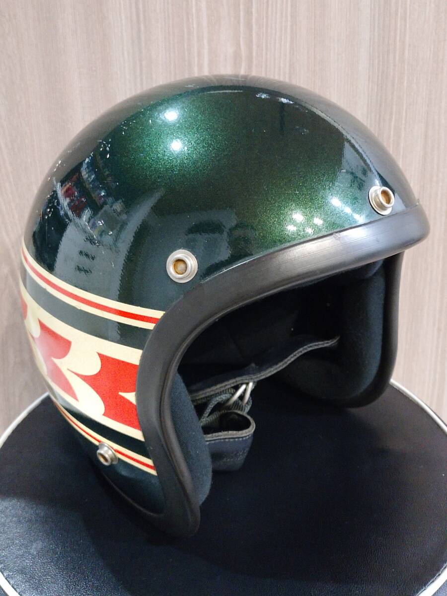 500～ 当時物 カワサキ ビンテージ ジェットヘルメット KAWASAKI Z1