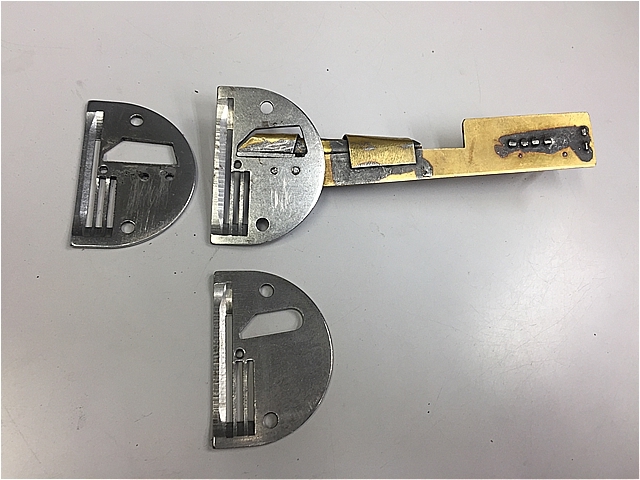 【送料無料】本縫いミシンバインダー用針板・加工用針板・交換針板・3枚【送料無料】_3