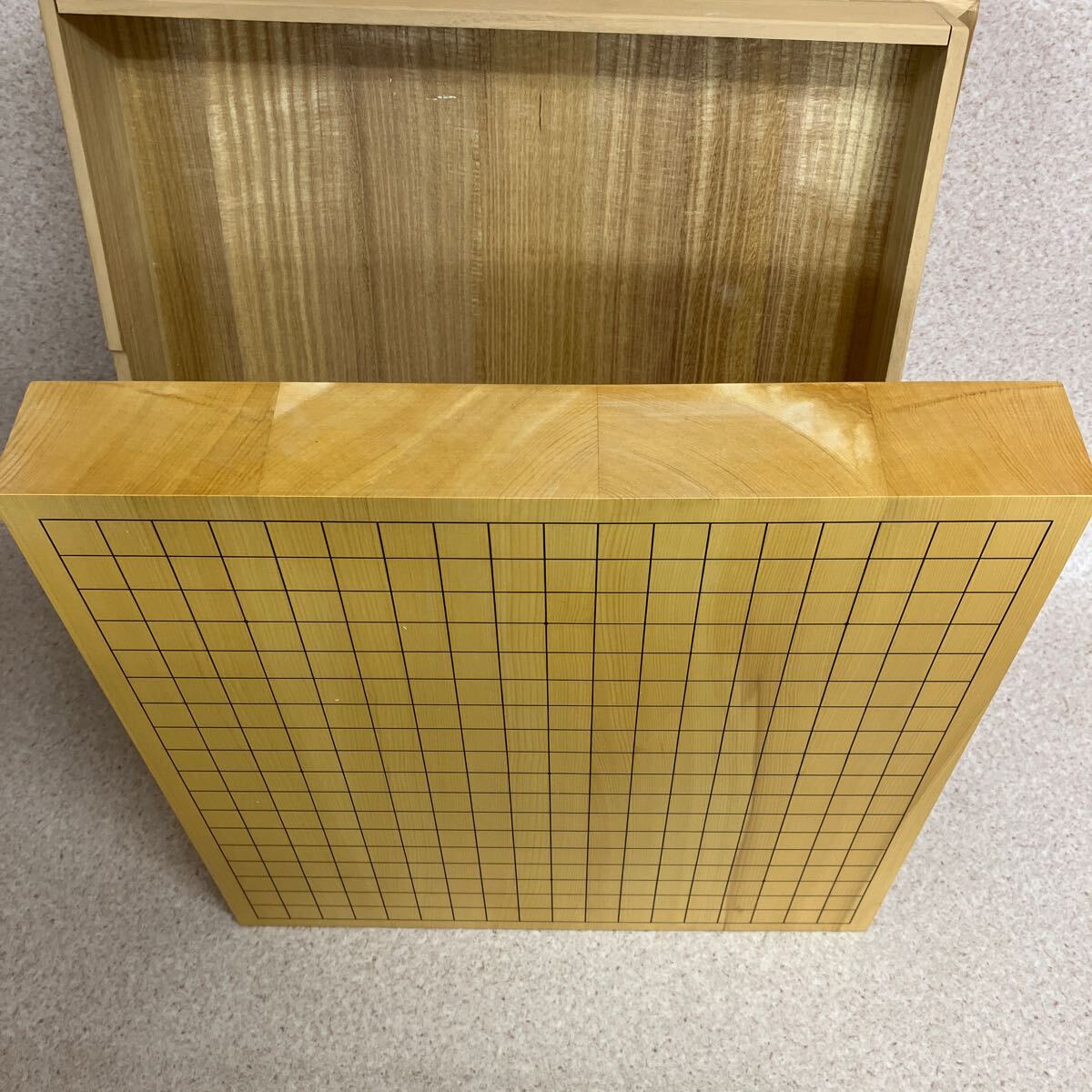 碁笥（棋子盒） 公式黒木碁石店 日向特製蛤碁石・本榧碁盤の 囲碁 