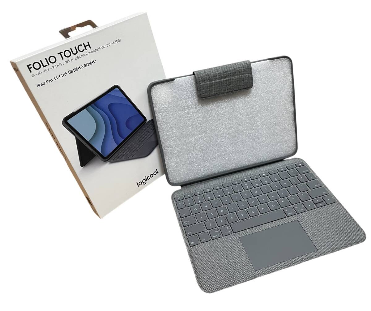 ロジクール iPad Pro 11インチ キーボードケース Folio Touch iK1175BKA _1