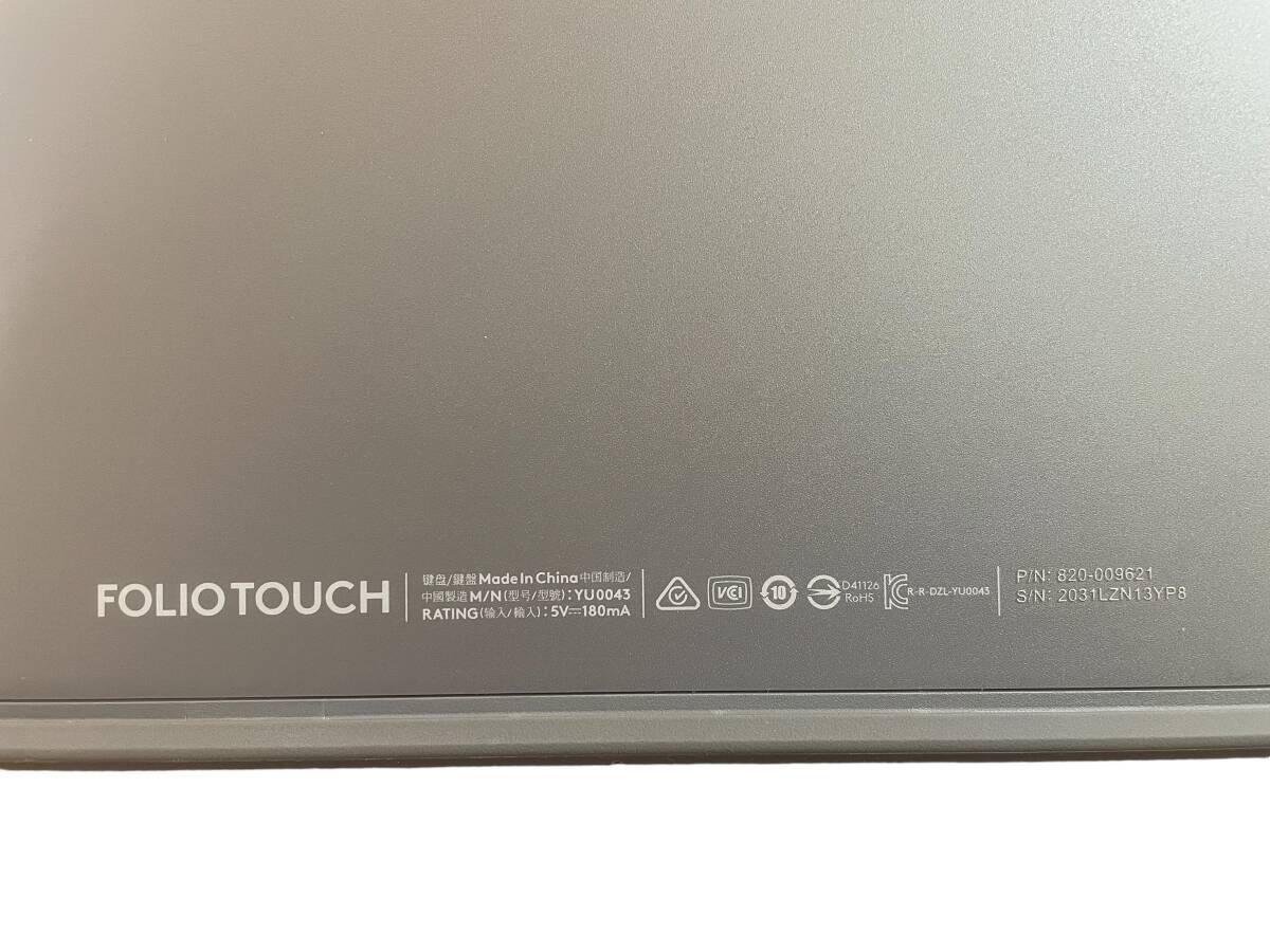 ロジクール iPad Pro 11インチ キーボードケース Folio Touch iK1175BKA _6