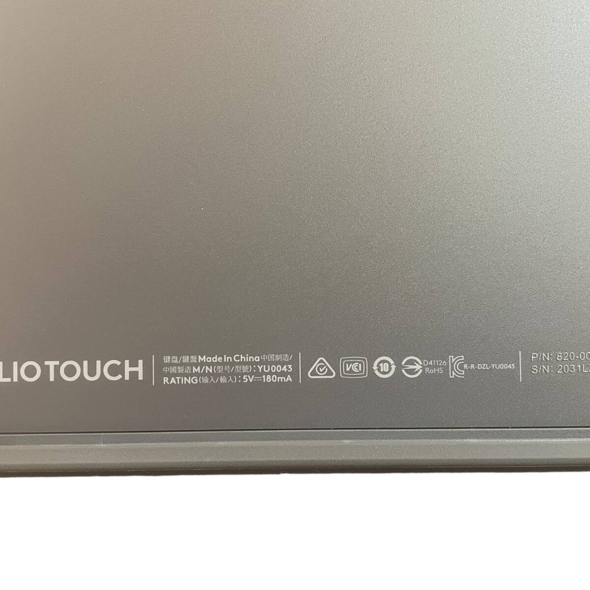 ロジクール iPad Pro 11インチ キーボードケース Folio Touch iK1175BKA _7