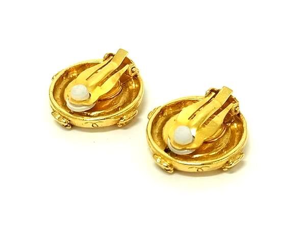 1円 □美品□ CHANEL シャネル ヴィンテージ ココマーク クリップ式 