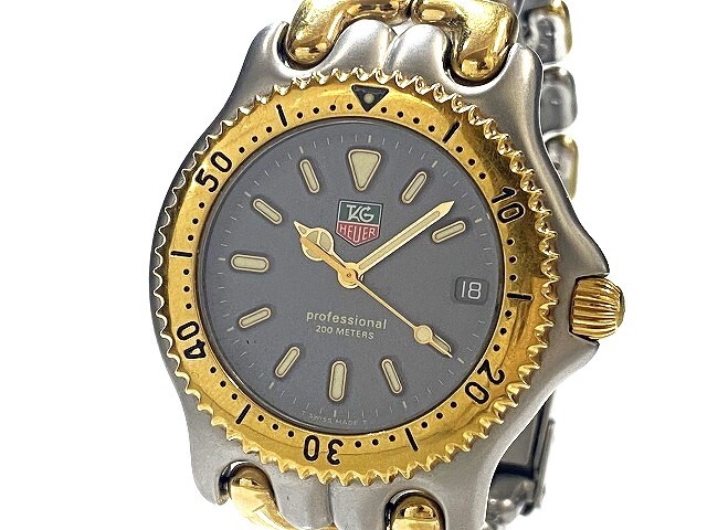 1円～ 中古 駆動OK TAG HEUER タグホイヤー セル プロフェッショナル
