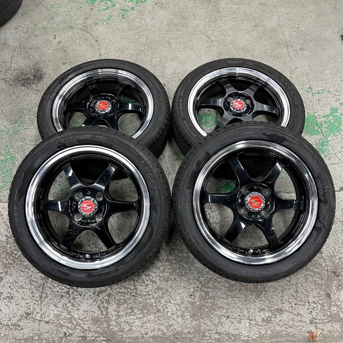 BADX 4本SET S-HOLD製 PCD100 | 軽自動車用S-HOLD S-7S (15×4.5J 4-100