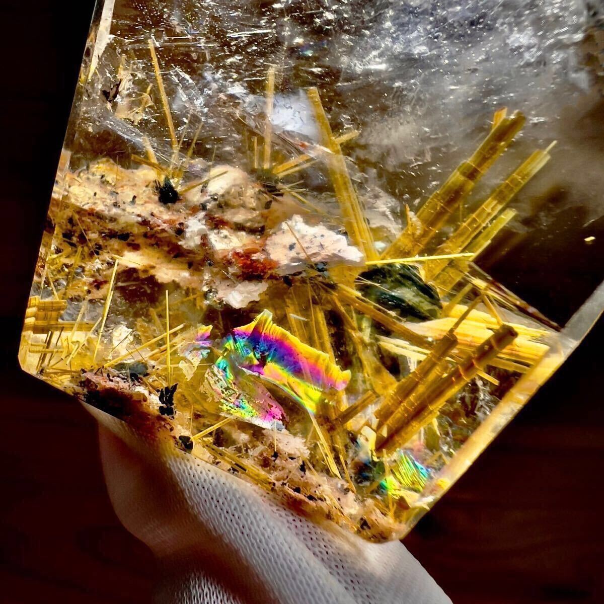 ヒマラヤ水晶】太陽ルチル タイチン放射ルチル ゴールドルチル ルチル 