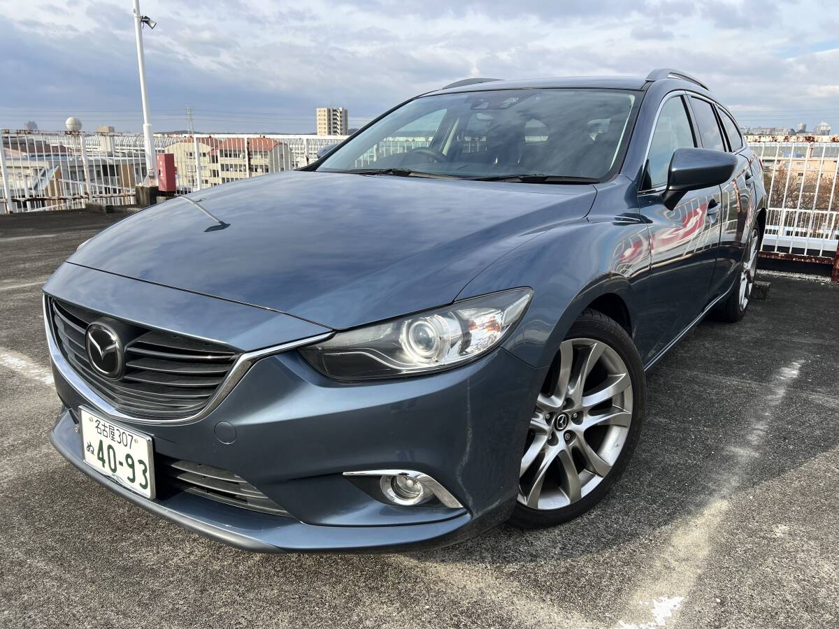 最上級グレード【アテンザワゴン XD Lパッケージ】希少カラー/黒革シートヒーター/先進安全機能/19アルミ/検R8/4月迄/毎年ディーラー整備_1