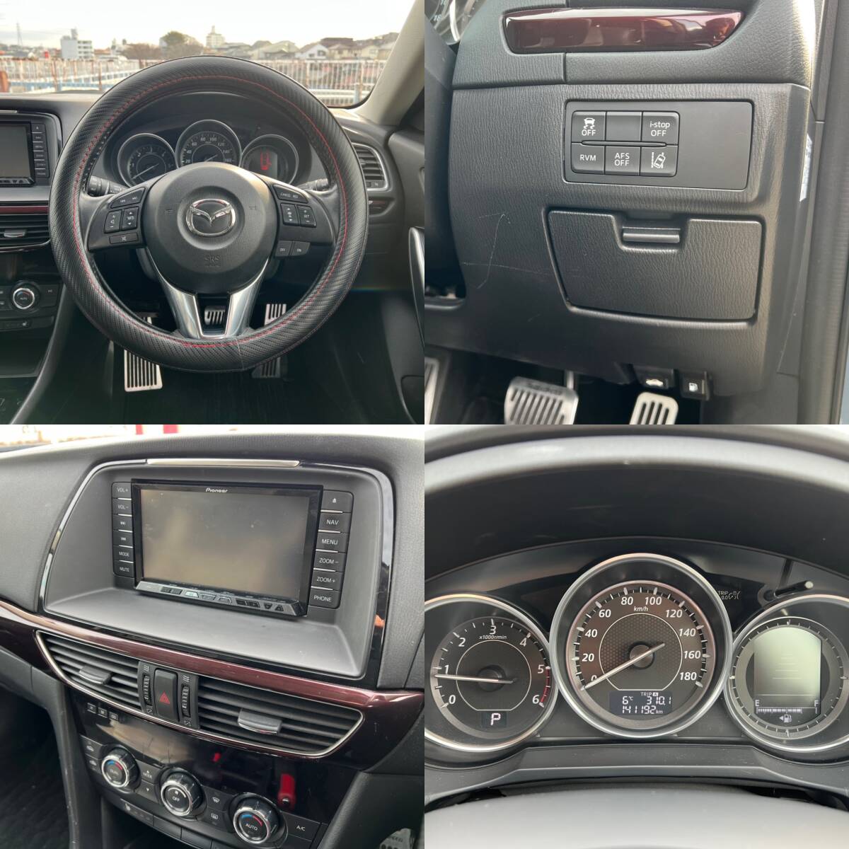 最上級グレード【アテンザワゴン XD Lパッケージ】希少カラー/黒革シートヒーター/先進安全機能/19アルミ/検R8/4月迄/毎年ディーラー整備_8