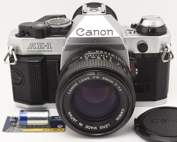 AE-1 Canon Program Brooklyn シルバー＋NFD50F1.4mm_P Co 整備⁄性能
