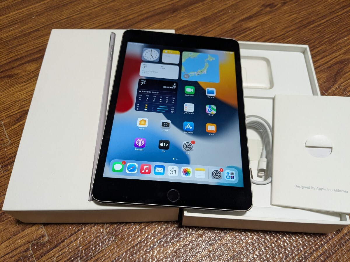 即決】au iPad mini 4 Wi-Fi＋Cellularモデル 32GB MNWE2J/A スペース