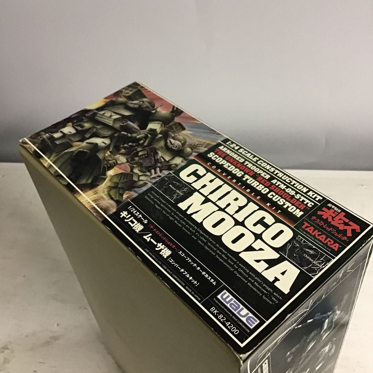 42【未組立】wave 装甲騎兵ボトムズ ザ・ラストレッドショルダー 1/24 キリコ機/ムーザ機(80) 装甲騎兵ボトムズ WAVE 1&frasl;35 待望のレッドショルダーカスタムが登場！ウェーブ「1&frasl;24スコープドッグ 42未組立wave スコープドッグターボカスタム