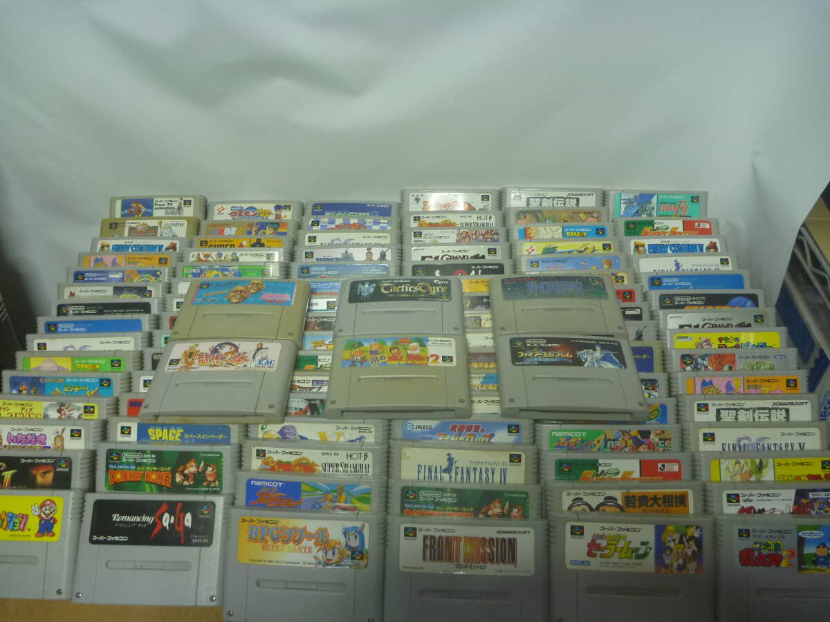 スーパーファミコン ソフト 1円〜 - 動作未確認 SFC 46本 カセット 