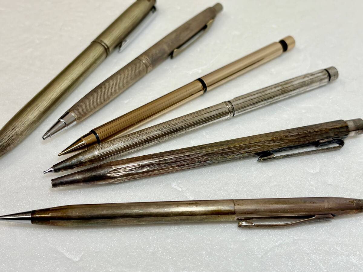 B1721aH 1スタ 1～ 万年筆 ボールペン シャーペン まとめ売り 10本 PILOT MONTBLANC など 文房具 筆記用具 ジャンク 現状品_5