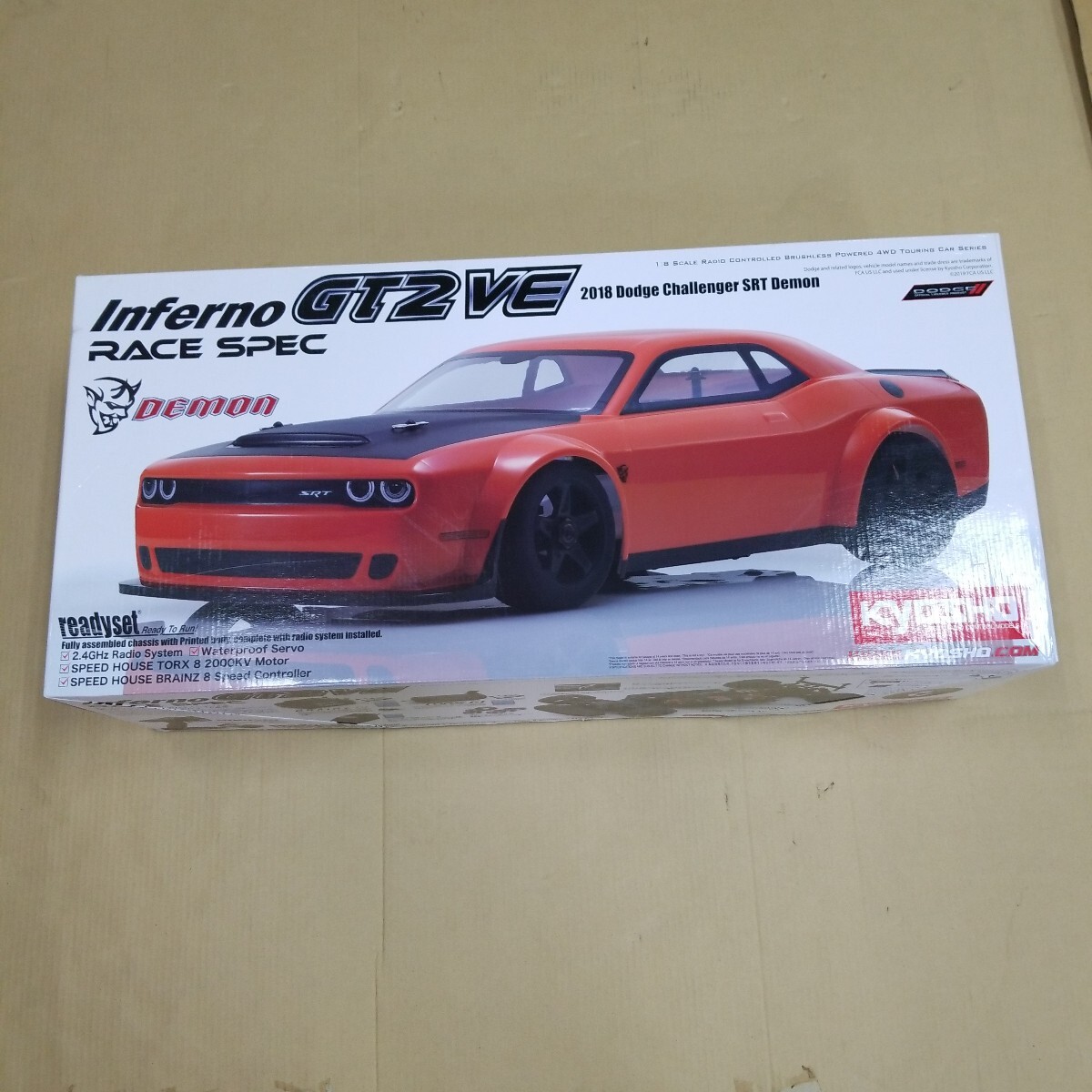 京商 1/8 電動RC 4WDツーリングカー インファーノ GT2 RTR （redy to