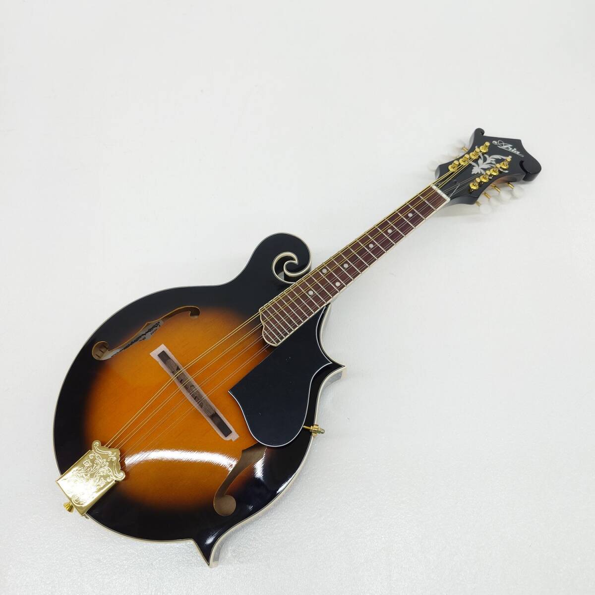 【美品】ARIA AM-40 フラットマンドリン ハードケース付き 中古品】Aria AM-40 アリア フラットマンドリン ハードケース付き