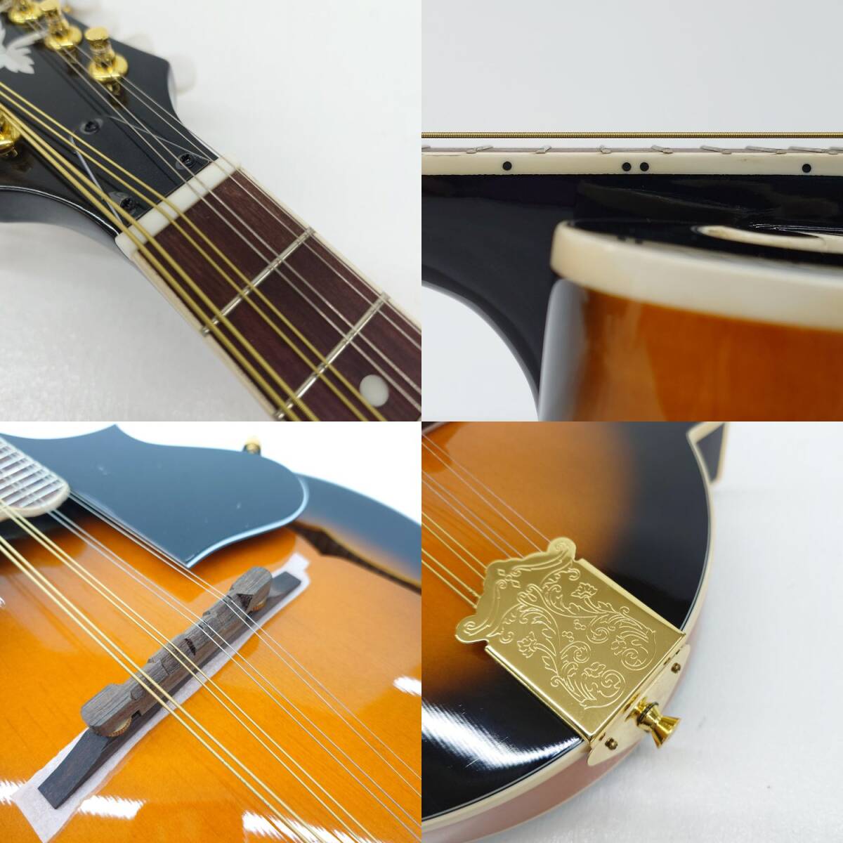 中古品】Aria AM-40 アリア フラットマンドリン ハードケース付き