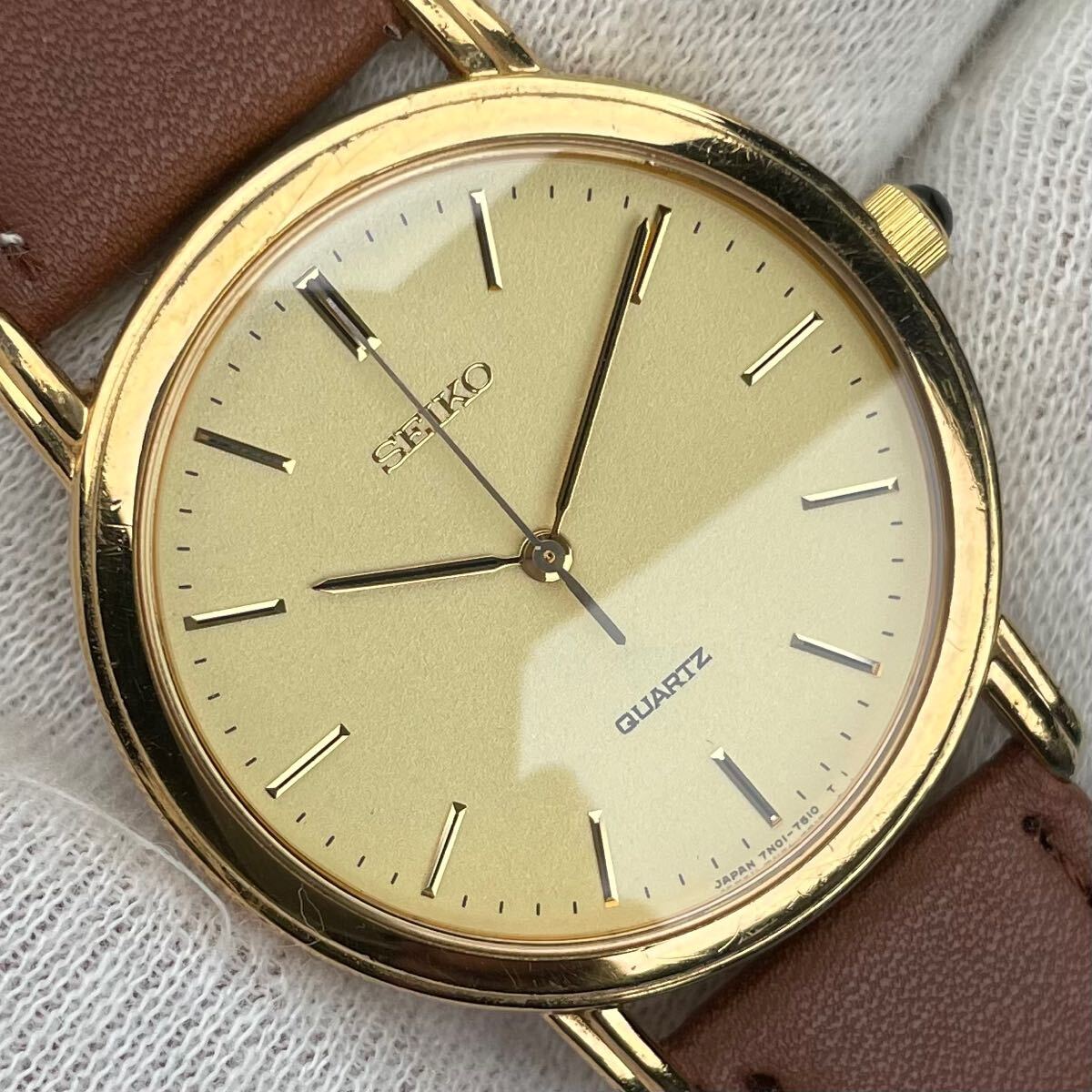 SEIKO Dolce メンズクォーツ腕時計レア SEIKO - SEIKO DOLCE セイコー 