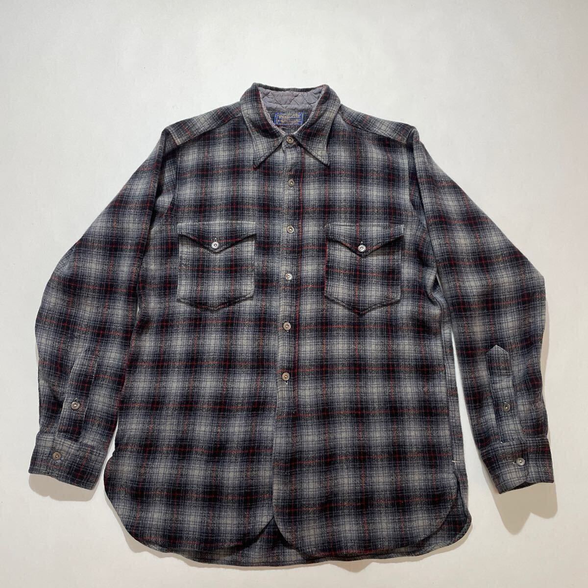 USA製 PENDLETON ペンドルトン オンブレ シャドーチェック シャツ ☆70s☆USA製☆ペンドルトン ウールシャツ☆オンブレ☆ネルシャツ☆ブラウンL  古着 90-00s Pendleton エルボーパッチ オンブレ シャドー チェック ウォッシャブル ウール シャツ XL - 古着 通販 ... pendleton vintage オンブレ シャドーチェックシャツ USA製