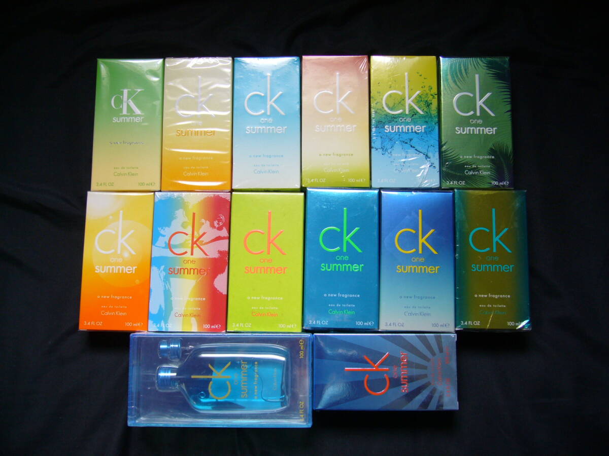 カルバンクライン シーケーワンサマー 2004～2017の計14セット　CK ONE SUMMER