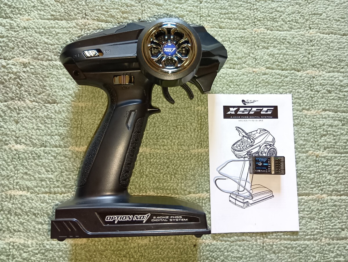 OPTION NO.1製プロポ X6FG 6chジャイロ受信機ESCサーボセット OPTION